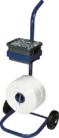 Mobile Dispenser for Woven Polyester Strapping