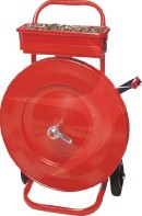 Mobile Dispenser for Oscillated Wound Steel Strapping