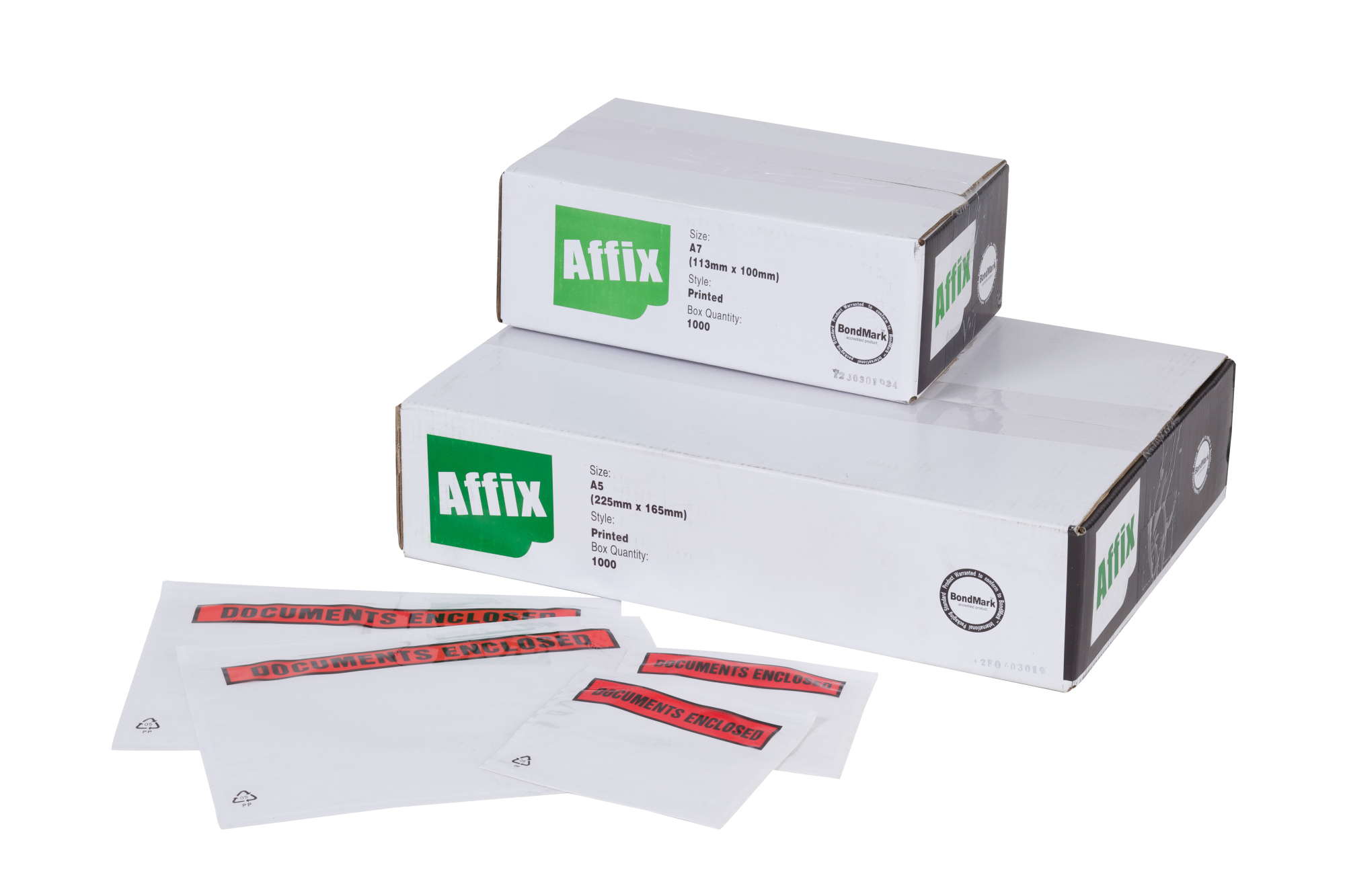 AFFIX 318 x 235mm A4 Printed Document wallets **