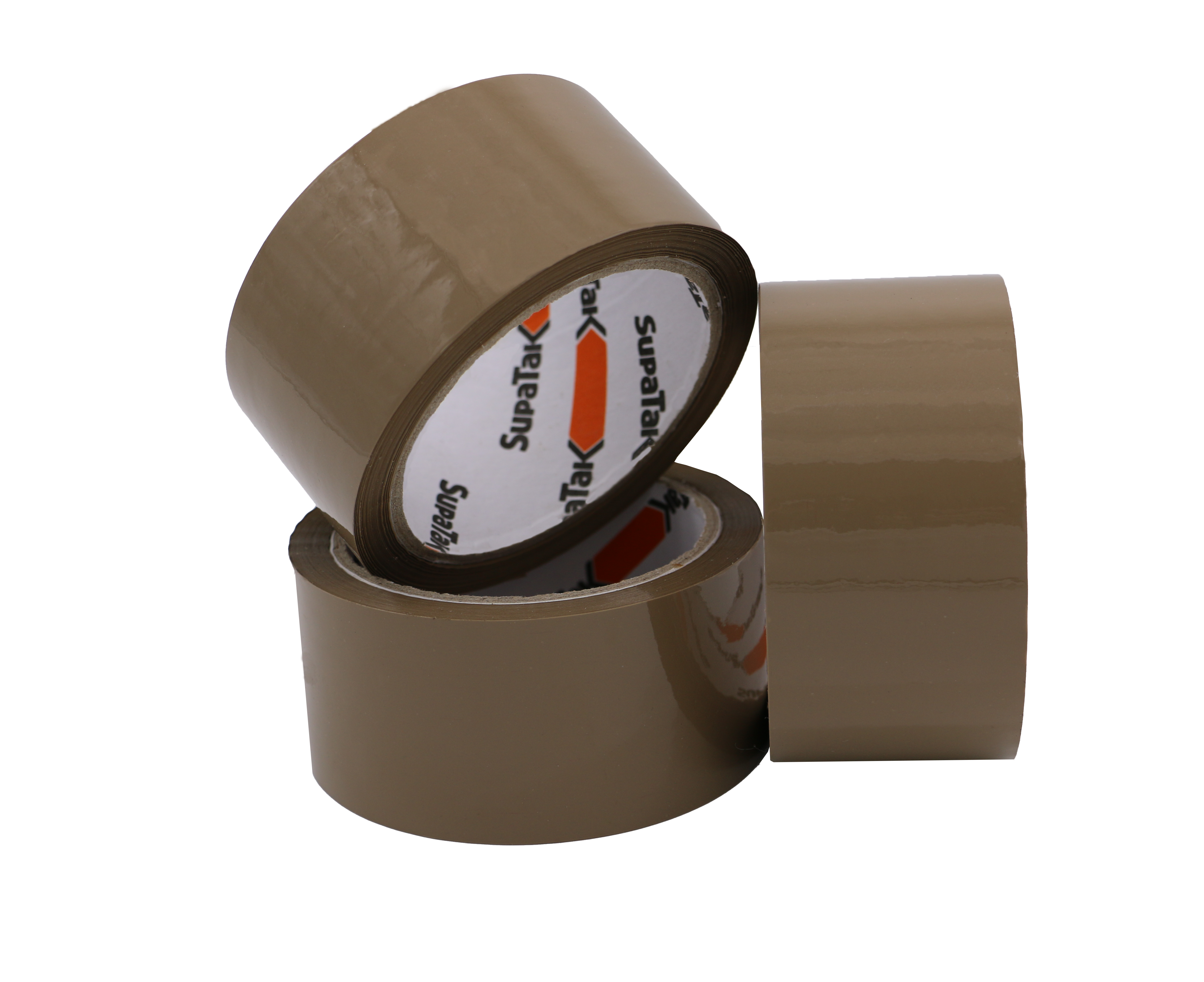 10 Rolls Brown Parcel Packing Sealing Tape Strong Adhesion 2" 48mm x 66m 