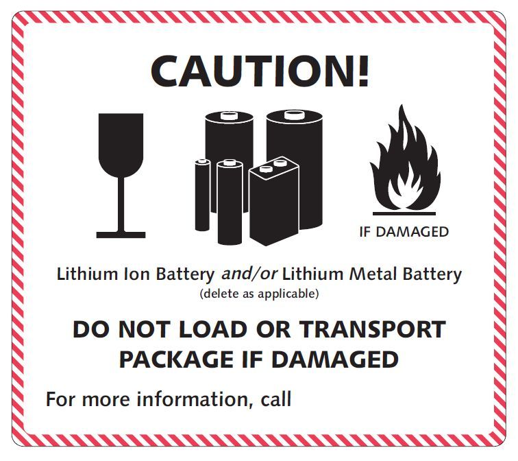 Buy UN Hazard Warning Labels | Swiftpak