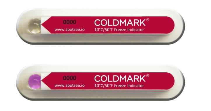 ColdMark 10C/50F Descending Temp Indicator
