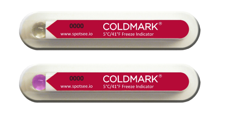 ColdMark 5C / 41F Descending Temp Indicator