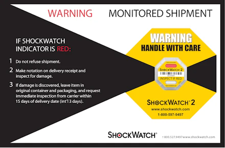 Buy ShockWatch RFID Impact Labels | Swiftpak