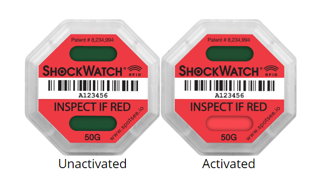 RED 50G ShockWatch RFID