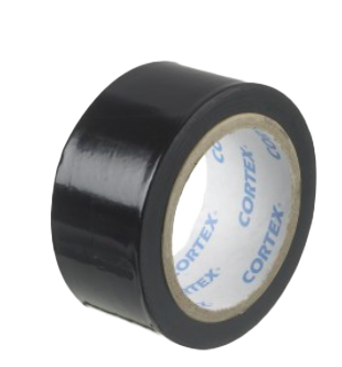 25mm x 100m Black/White Low Tack Protection Tape