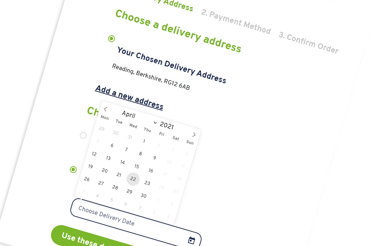 scheduled delivery date