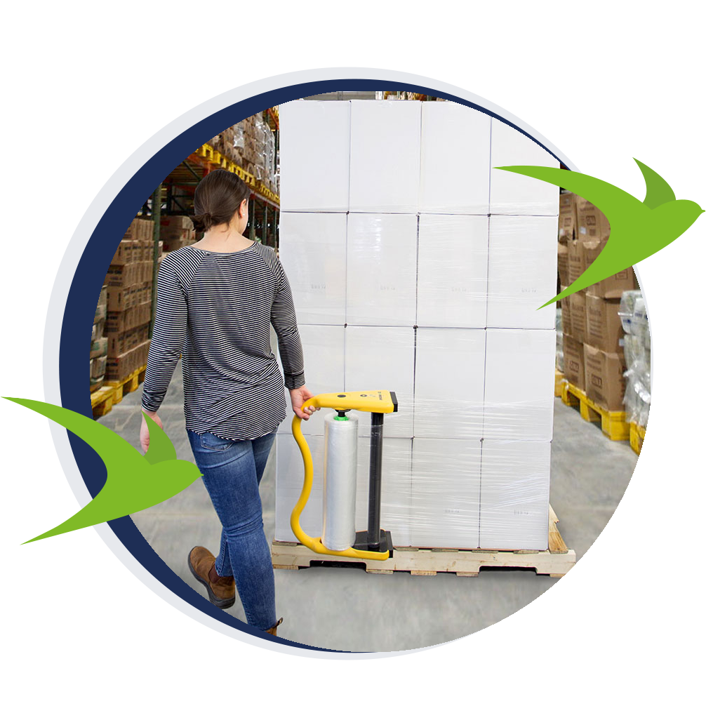 Precisionrap Ergonomic Pallet Wrapping from Swiftpak