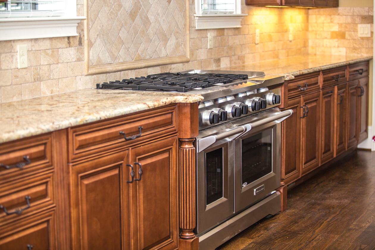 Cooker in kitchen